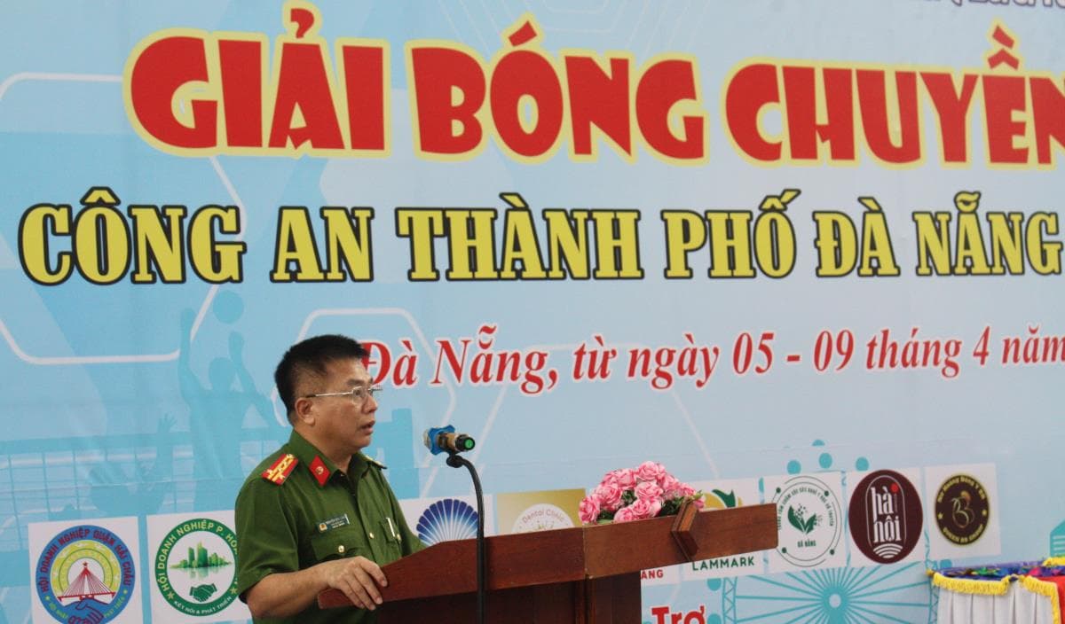 Giải bóng chuyền nam công an TP Đà Nẵng năm 2024