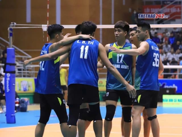 Đội Trẻ Đà Nẵng tranh tài giải bóng chuyền hạng A