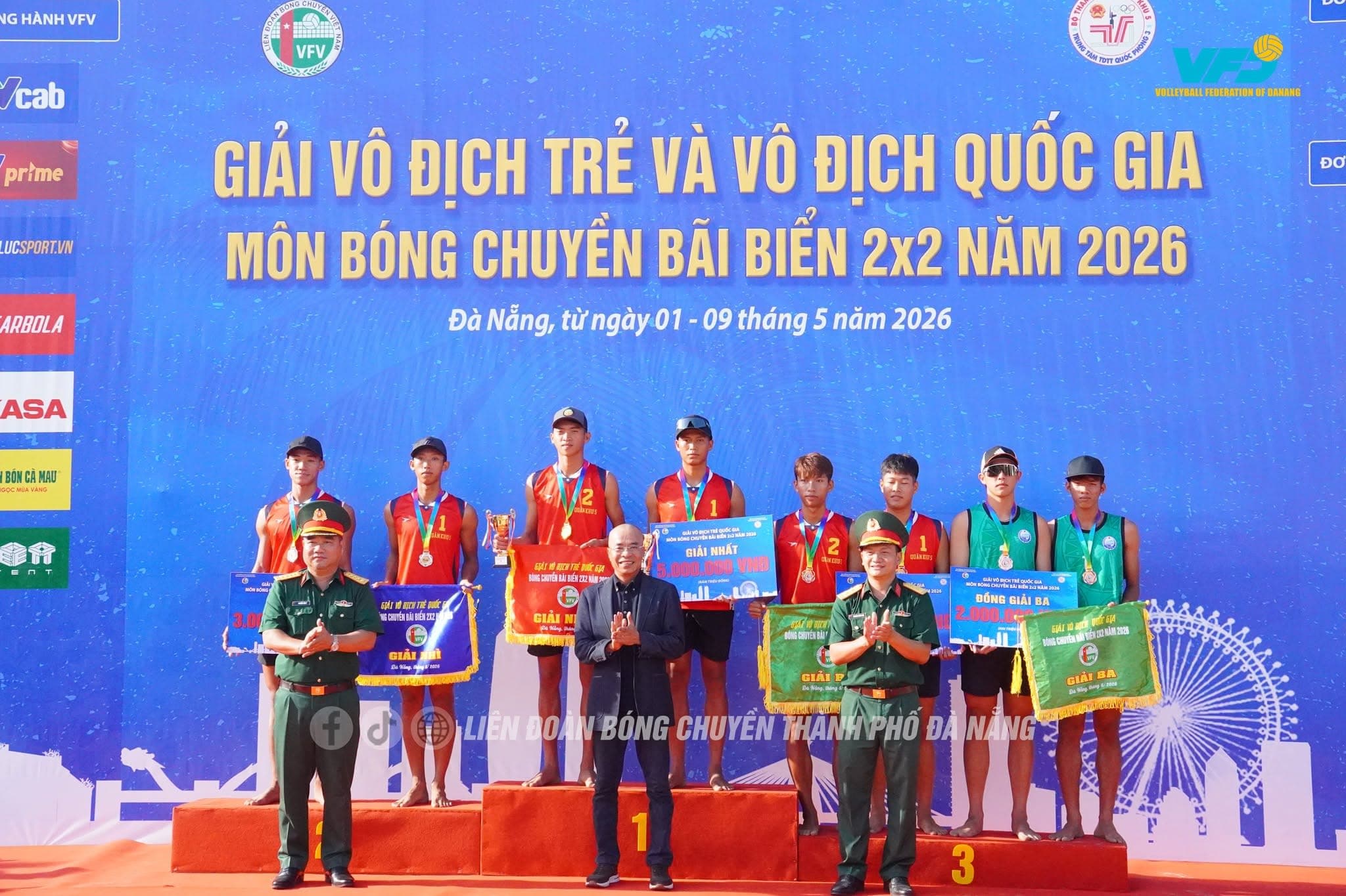 BẾ MẠC GIẢI TRẺ VÔ ĐỊCH QUỐC GIA BÓNG CHUYỀN BÃI BIỂN 2x2 NĂM 2026