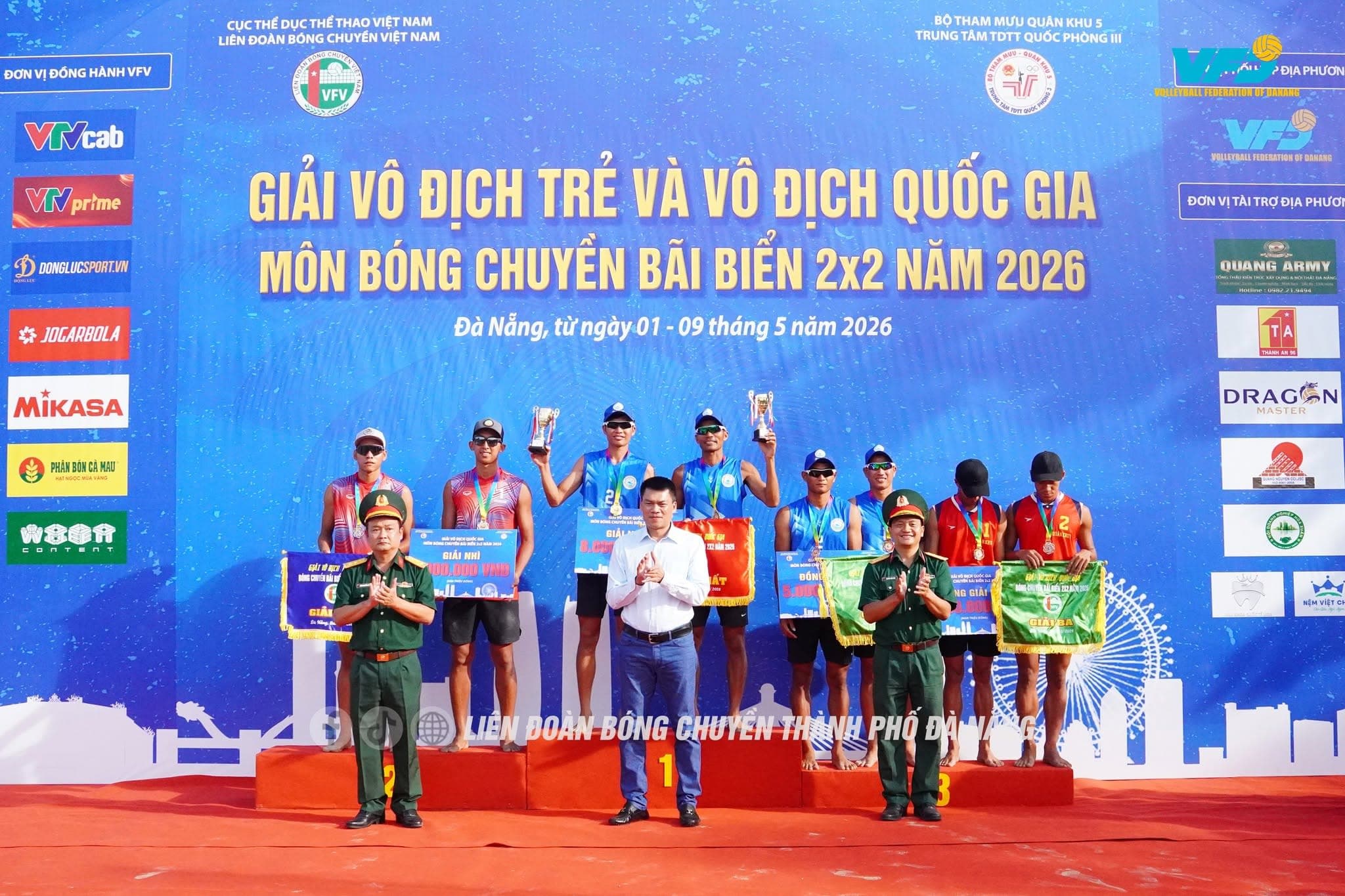 BẾ MẠC GIẢI VÔ ĐỊCH QUỐC GIA BÓNG CHUYỀN BÃI BIỂN 2x2 NĂM 2026: SANVINEST KHÁNH HÒA KHẲNG ĐỊNH SỨC MẠNH